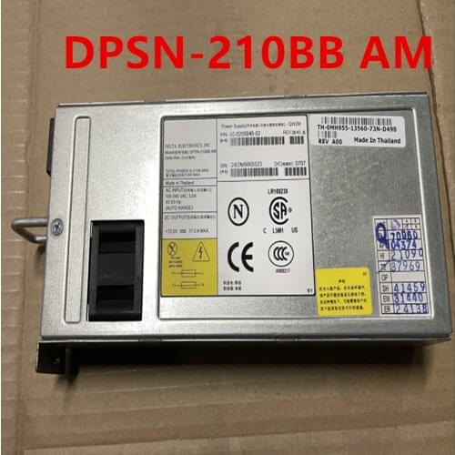 Almost New Original PSU For Brocade 4100 210W Switching Power Supply DPSN-210BB AM 60-0200849-02