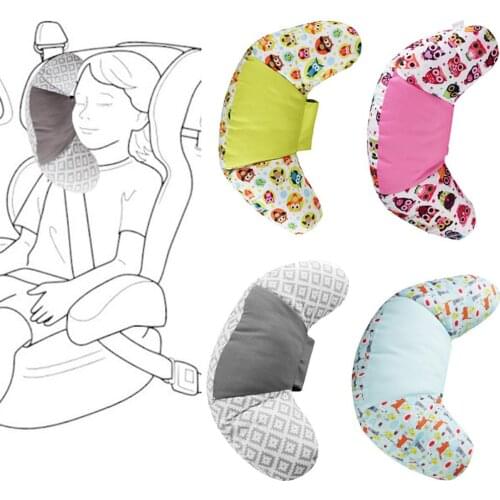 1 Pc Children Auto Car Seat Headrest Pad Shoulder Support Cushion Cotton Soft Sleep Pillow High Quality Car Neck Pillow