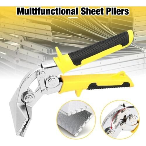 Straight Curved Jaw Sheet Pliers Hand Seamer Sheet Metal Bender Hand Tool Form Seamer Seaming Plier Multitool Knife