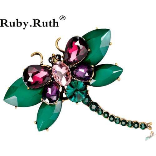 Ruby.Ruth Brooches