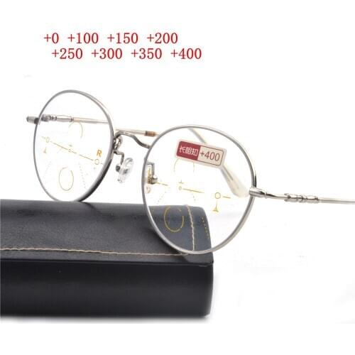 Blue Light Blocking Progressive Multifocal Reading Glasses Bifocal Reading Eyeglasses See Near And Far Eyewear Women NX