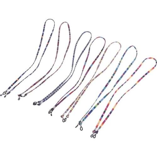 Ethnic Style Sunglasses Eyewear Cotton Neck String Cord Retainer Strap Random Color A0NF
