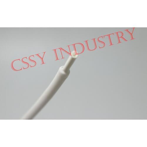 Freeshipping 1/25 to 3/8inch(1mm to 10mm)Polyolefin Heat Shrink Tubing Sleeving Wire Cable shrink ratio 2:1 white color