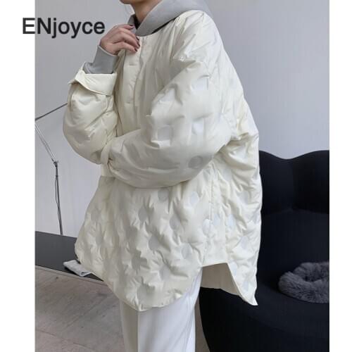Women Winter New Design Light Oversized Duck Down Coat Japanese Shirt Style Pullover Down Parka Jacket Loose Warm Outerwear Tops
