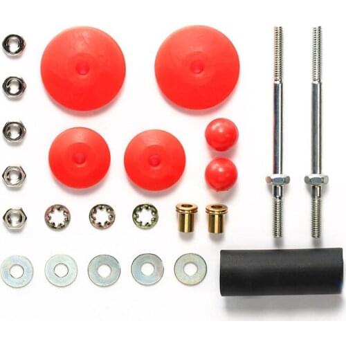 1 Bag Large Dia. Stabilizer Head Set 11mm,15mm Red 95401 Spare Parts for Tamiya Mini 4WD Racing Car Model