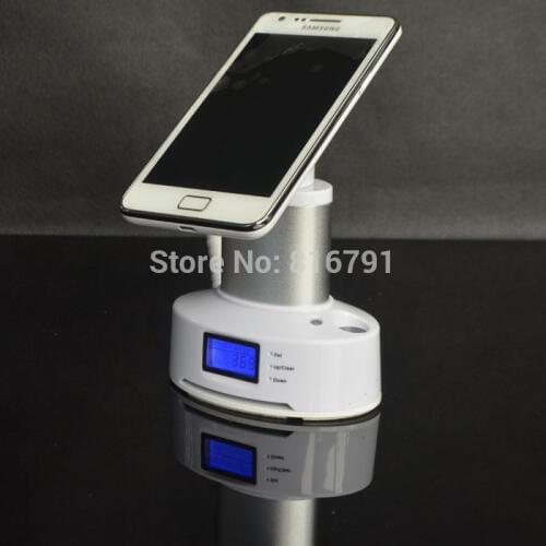 10pcs Mobile Phones Retail Store Security Display Stands Cellphone exhibit LED Pick times Counter Customer Flow Statistic Alarm