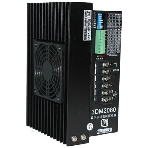 110 three-phase digital stepper driver 3DM2080 with 130 motor 220V AC control