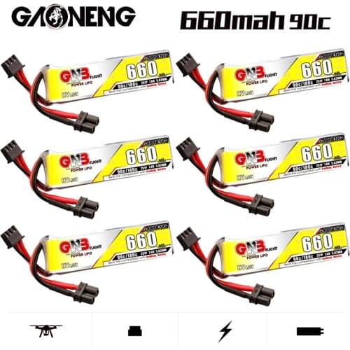 2/4/6/8/10Pcs Max 180C GNB 2S 7.6V 660mAh HV Lipo Battery XT30U-F Plug for Happymodel FPV Racing Cine Whoop BetaFPV RC Drone