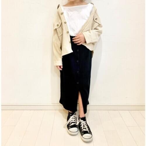 2020 Wholesale New Girls Ribbed Skirt Autumn Cotton Fashion Girls Skirts 2-8 years QW712