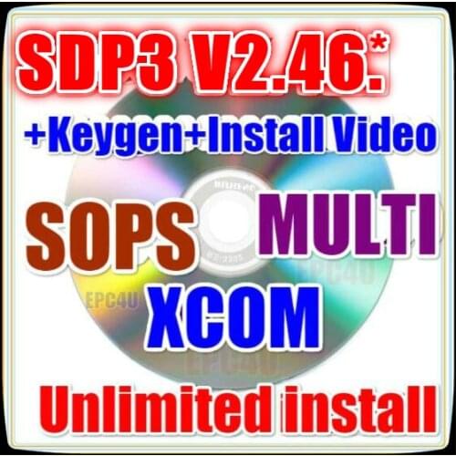 2020 V2.46.3 / V2.43 / V2.27 SDP3 unlimited install 2.45 2.31 2.27 for VCI3 / XCOM V2.30 (XCOM-SOPS-SDP3-BNS II) XCOM 2.30 Multi
