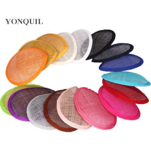5.2"(13CM) Teardrop Sinamay Fascinator Base/ Sinamay Hair Accessories,DIY Hair Accessories 12PCS/Lot MH023