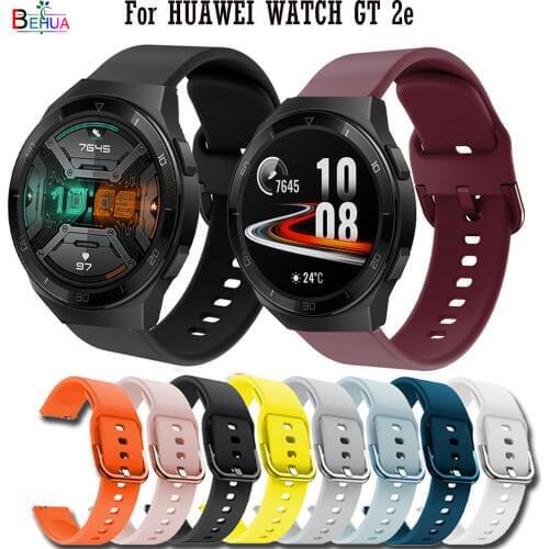 Bracelet Accessories Watch Band 22MM For Huawei Watch GT 2e / GT 2 46mm / Amazfit GTR 47mm silicone 22mm Replacement Watchstrap
