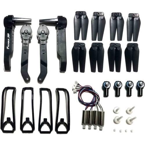 S89 pro wifi fpv Rc Drone Replacement Accessories s89 Engines Propeller Blades Motor gear Spare Parts Arm guard kit part
