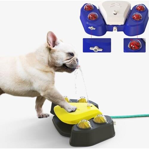 Automatic Dog Water Feeder Foot Pedal Step On Drinking Dispenser Dog Puppy Paw Step Dog Water Dispenser Sprinkler Pet Supplies