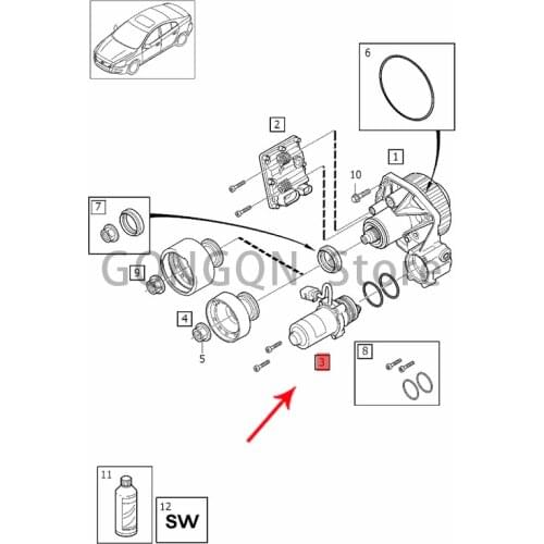 CAR rear differential oil pump 2007-2020vol voxc90 xc70 xc60 xc40 v90 cross country v90 v70 v60 cross country v60 v40 cross coun