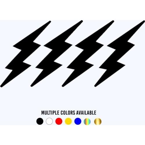 CK20659# Die-Cut Vinyl Decal LIGHTNING BOLTS Car Sticker Waterproof Auto Decors on Car Body Bumper Rear Window