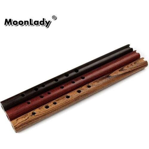 G key Flute Quena Indian Musical Instrument Red Sandalwood Flute Quena Woodwind Instrument Dalbergia Vertical Flute with Bag