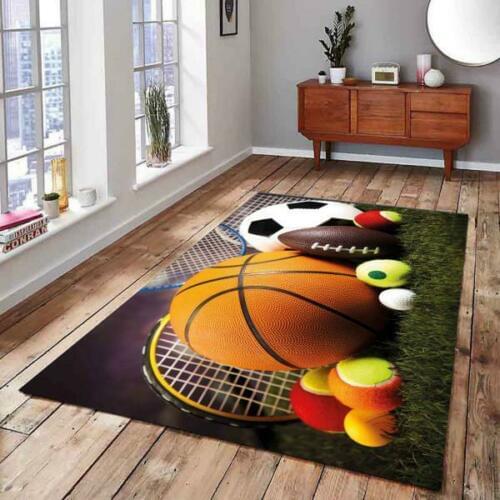 Play Balls Patterned Carpet ,Non Slip Floor Carpet,Teens Carpet,Turkish Rug