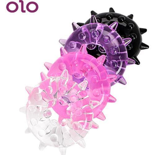 OLO Penis Ring Cock Ring Male Erection Stretcher Penis Extender Silicone Delay Ejaculation Erotic Toys Sex Toys for Men