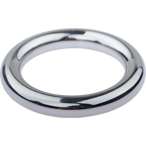 Silver Gold Stainless Steel Cock Ring Male Penis Hard Erection Ejaculation Delay Semen Lock Metal Dick Ring Sex Toys for Men