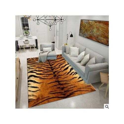 3D Printed Animal Texture Carpet Living Room Bedroom Bedside Coffee Table Full of Children Crawling Mat