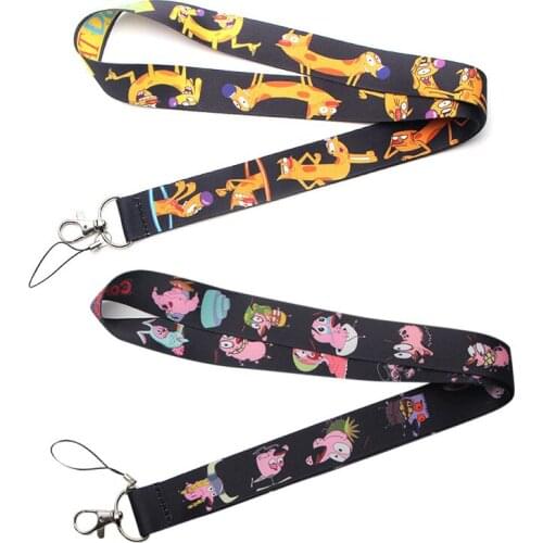 LX111 Cartoon MuLan Keychain Neckband Lanyard USB ID Card Badge Holder Mobile Belt Lanyard Mobile Phone Accessories
