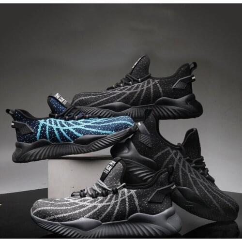 Mens Safety Shoes Womens Indestructible Work Boots Lightweight Sneakers Steel Toe Soft Anti-piercing Mesh Breathable Shoes