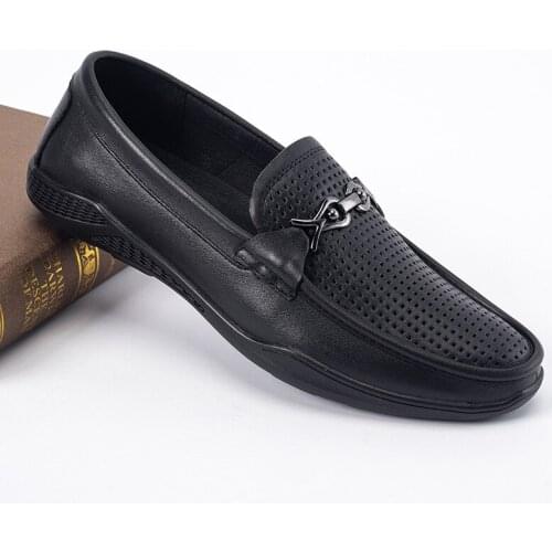 New Mens Basic Classic Shoe Gentleman Style Casual Business Shoe Footwear Genuine Leather Shoe Man