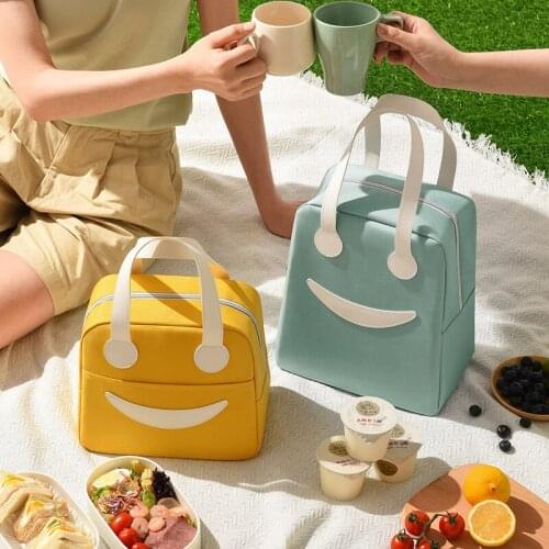 Portable Polyester Insulated Heat Lunch Bags Thermal Picnic Bento Box Pouch Food Dinner Container Tote Cooler Storage Bag