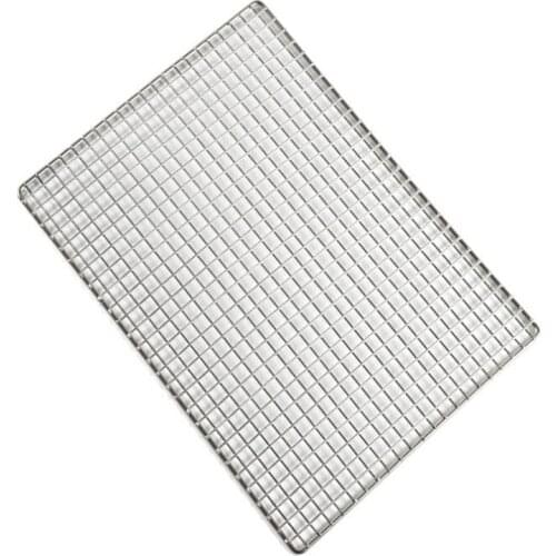 2016 New stainless steel Barbecue meshes large grill accessories tools corrugated grid rack weber bbq factory direct sale