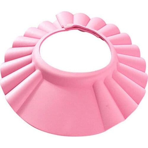 Baby Children Kids Safe Shampoo Bath Bathing Shower Cap Hat Wash Hair Shield adjustable elastic Shampoo Bathing Cap Bath Visor