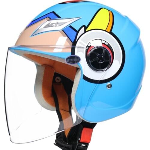 New kids helmet, motorcycle half mask, cartoon pattern, kids helmet casco cascos para moto capacete kask motocross casque helm