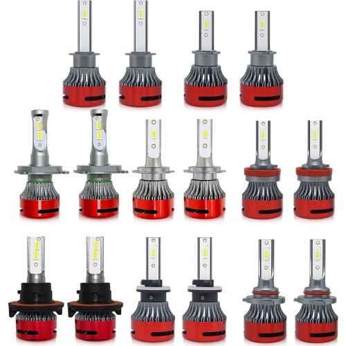 LED Car Headlight Bulbs 6500K 8000LM Auto Headlamp Bulbs IP67 Waterproof