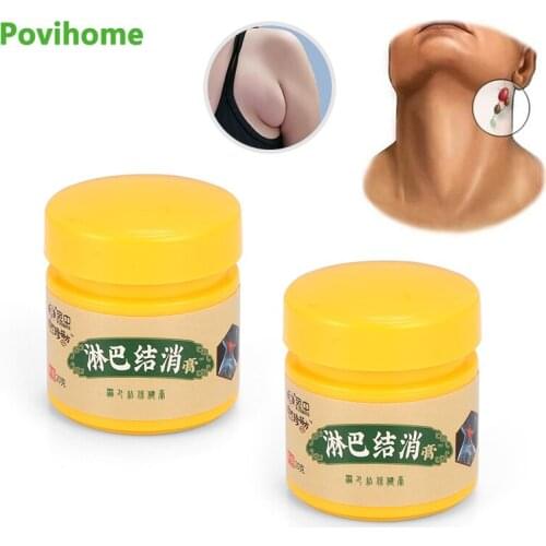 20g Herbal Lymphatic Ointment Neck Anti-Swelling Cream Armpit Lymph Nodes Thyroid Lymphadenitis Medical Plaster Health Care