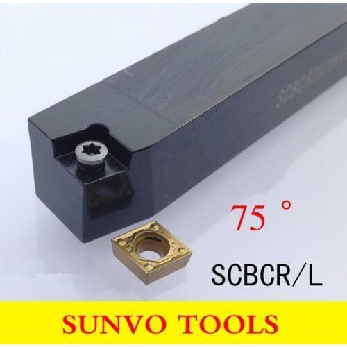 SCBCR1616H09 /SCBCL1616H09 External Turning Tool Holder SCBCR/SCBCL Use CCMT0T308 CCGT09T308 CCGT09T304 Carbide Insert