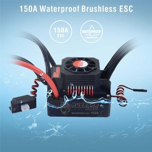 Waterproof 4076 2000KV Brushless Motor 150A ESC Electric Speed Controller for 1/8 RC Car DIY Parts Accessories