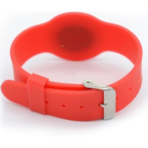 Customized making watch type Waterproof LF 125khz TK4100 Rfid Silicone Wristband