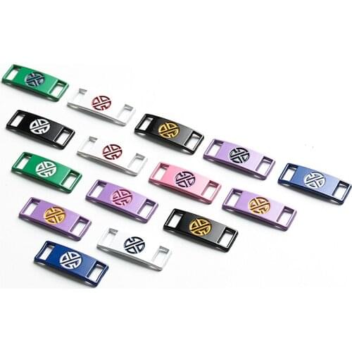 1Pair Fashion AF1 Shoelaces Buckle DIY Metal Shoe Decorations Sneakers Laces Buckle Sports Metal Kits Shoe Accessories