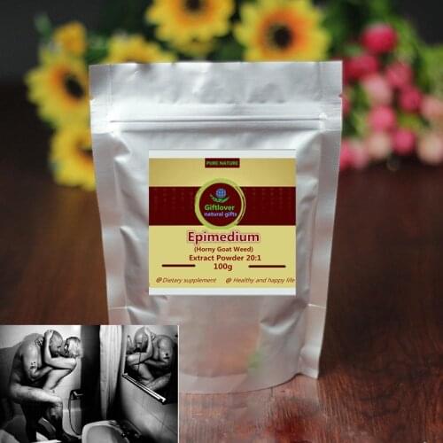 100% Natural Horny Goat Weed Extract Powder 20:1,Increase XX Performance and XX Desire,Epimedium Icariin