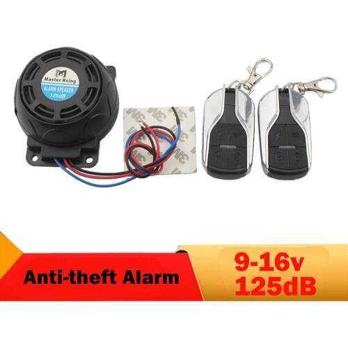 125dB Motorcycle Alarm Anti-theft Security System Remote Control moto Alarm Speaker for Honda Suzuki Yamaha Kawasaki Ducati KTM