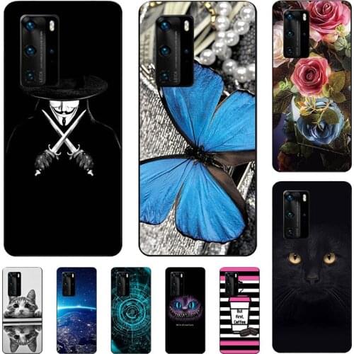 Case For Huawei Ascend P40 Lite E Honor 9C 9 C Huawei Y7P Relief Cartoon Case For Huawei P40Lite 5G P40 Pro Plus 5G Cover Coque
