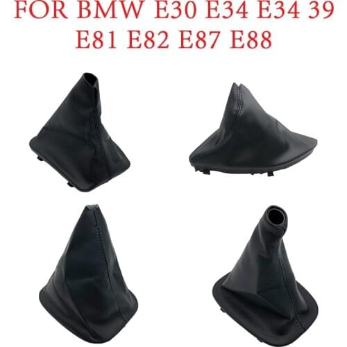 Car Gear Shift Knob Gaiter Boot Cover Shifter Stick Case Frame For BMW E36 3 Series E30 E34 E39 E81 E82 E87 E88 Car Accessorie