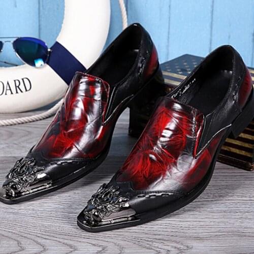 Christia Bella Designer Brand Men Party Leather Shoes Wedding Business Dress Shoes Man Pointed Toe Formal Shoes Fashion Footwear