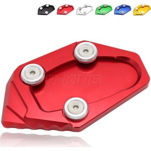 For YAMAHA YZF-R3 YZF-R25 YZF R3 R25 MT-03 MT-25 MT03 Motorcycle Kickstand Foot Side Stand Extension Pad Support Plate Enlarge