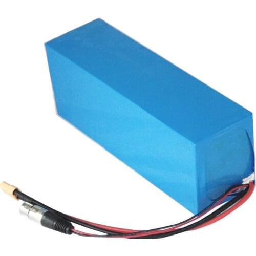 EU US no tax Custom light weight high capacty 51.8V 52V 24ah 24.5ah small size 1000W 1500W lithuim ion battery with charger