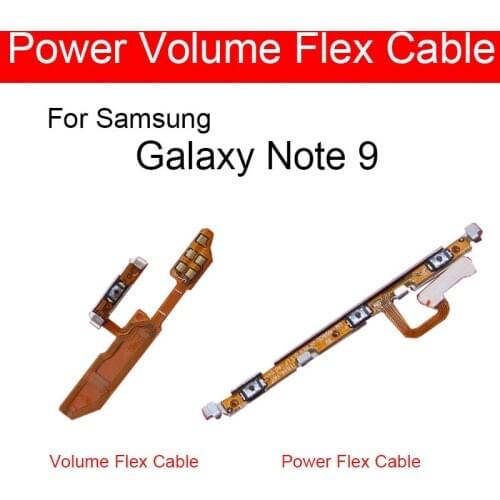 Power & Volume Flex Cable For Samsung Galaxy Note 9 Note9 SM-N960F N960FD N960N Power Volume Switch Control Flex Ribbon Cable