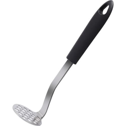 Kapmore 1pc Stainless Steel Potato Masher Manual Masher Kitchen Food Masher Fruit And Vegetable Tools Accessories