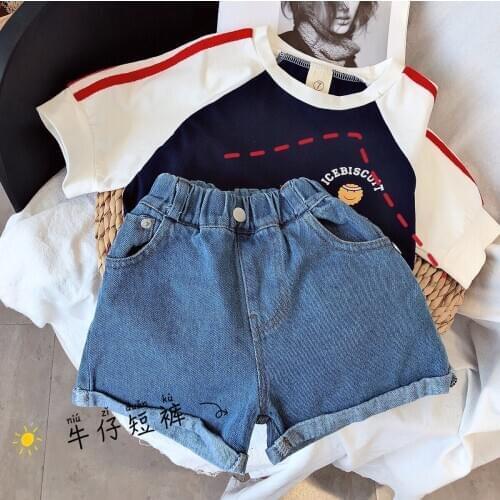 New Summer Kids Short Denim Pants For Girls Fashion Girl Short Princess Jeans Children Pants Girls Pants Childrens Clothing