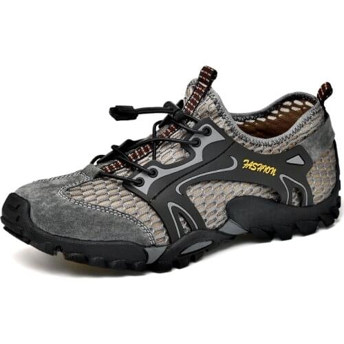 Hiking Shoes Lightweight Jogging Sneakers Barefoot Outdoor Climbing Trekking Shockproof Water Quick Dry Upstream Men Women Soft