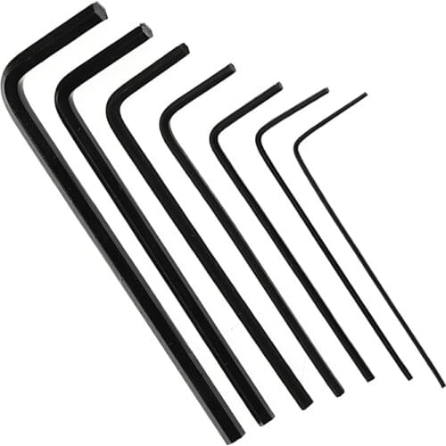 7Pcs/Set 0.7mm-3mm Mini Hexagon Hex Allen Key Set Wrench Screwdriver Tool Kit